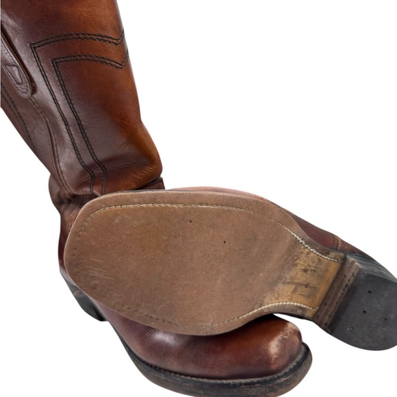 VTG Landis Biltrite Cowboy Boots- Men's 11.5-12 Leather Western - Picture 5 of 8